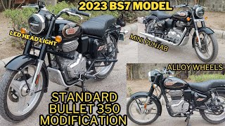 New Standard bullet 350 Modification  Bs7 Bullet Modification  Modified Bullet 350 modification [upl. by Nnek779]