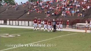 Highlights from Haleyville vs Winfield 2019 [upl. by Yrred104]