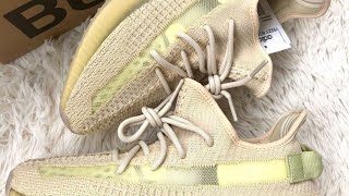 Yeezy 350 “Flax” Review USED from GOAT [upl. by Idnod]