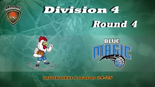 Atlasbasket  Div 4Round 4  CHICKEN NUGGETS vs BLUE MAGIC [upl. by Aslehc]