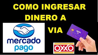 Cómo Ingresar Dinero a Nuestra Cuenta de Mercado Pago de Mercado Libre Vía Tarjeta Spin By OXXO [upl. by Ained]