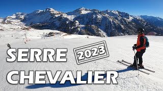 SERRE CHEVALIER 2023  NEW YEARS DAY SKI [upl. by Micro224]