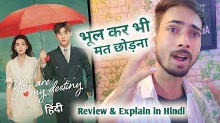 You Are My Destiny Chinese Drama Review in Hindi  Best Romantic CDrama in Hindi [upl. by Alracal994]