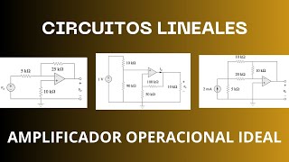 EJERCICIOS AMPLIFICADOR OPERACIONAL IDEAL 2 [upl. by Glenine236]