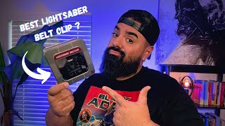 Star Wars Galaxys Edge Lightsaber Belt Clip Review amp Unboxing [upl. by Akinal]