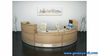 Reception Desks  Reception Counters  Receptiv Reception Desks  DDA Reception Desk [upl. by Lehcim]