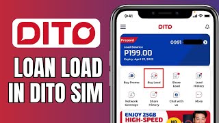 How To Loan Load In Dito Sim [upl. by Clava]