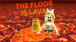 Je joue SUR Roblox the sol is LAVA [upl. by Relyhcs819]