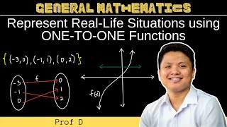 Represent RealLife Situations using OnetoOne Functions  General Mathematics [upl. by Lyndell476]