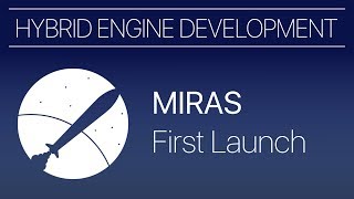 HyEnD MIRAS Hybrid sounding rocket Launch No 1 [upl. by Caron]