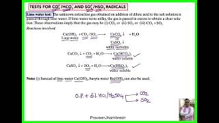 2 Acid RadicalsPart 1 [upl. by Towers]