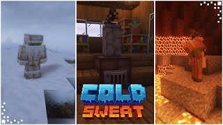 Cold Sweat Minecraft Mod Showcase  A Really Cool Temperature Mod  Forge 12011211 [upl. by Trik]