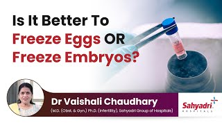 Is It Better To Freeze Eggs OR Freeze Embryos  Dr Vaishali Chaudhary Momstory [upl. by Polak489]