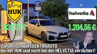 Darum ist mein ELEKTROAUTO bei der HUK und nicht bei der HELVETIA versichert [upl. by Stav]