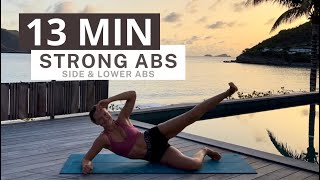 13 min ROUTINE ABDO  renforcer les abdominaux et affiner la taille  30 sec dexercices sans pause [upl. by Lamberto]