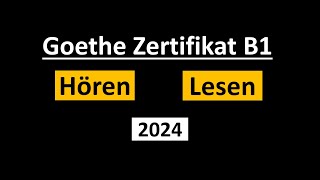 Goethe Zertifikat B1 Hören Lesen Modelltest mit Antworten am Ende  Vid  239 [upl. by Joselyn]