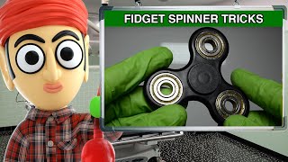 Fidget Spinner Tricks Easy and Pro  Runforthecube Product Review [upl. by Ellerahc]