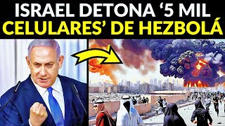 ISRAEL REALIZA CIBERATAQUE MOSSAD VUELA 5 MIL BEEPERS DE HEZBOLÁ [upl. by Rogerson]