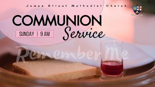 Communion Service  7 April 2024  James Street Methodist Church Barbados [upl. by Jennee]