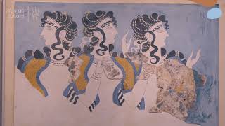 Minoan Wall Paintings  Crete [upl. by Coltun]