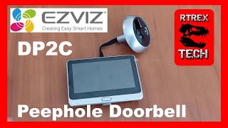 Ezviz DP2C Peephole Doorbell Camera Unboxing and Review [upl. by Ramsden]