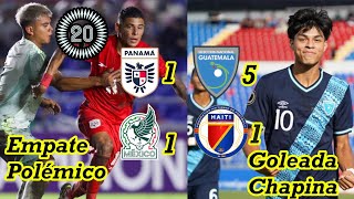 MÉXICO 🇲🇽 EMPATA CON POLÉMICA ANTE PANAMÁ 🇵🇦🧐 GUATEMALA🇬🇹 CLASIFICA A 4TOS DE FINAL🔥 [upl. by Ravaj727]