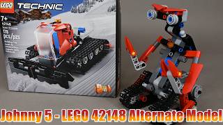 LEGO Technic Johnny 5  Snow Groomer 42148 Alternate Build with free instructions grohl666 [upl. by Kempe278]