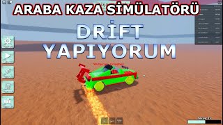 Araba ile çarpışma yaptım Car Crash Simulator [upl. by Valaria]