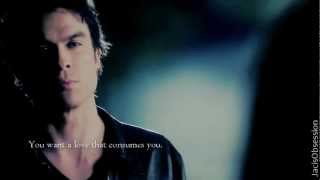 ● Damon  Elena  quotNo matter what I do I just cant shake himquot 3x22 [upl. by Tann]