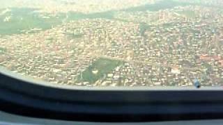 LANDING 18R AT LAGOS 111411UNITED AIRLINES 990 FROM ACCAccra [upl. by Ailahk12]