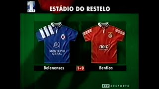 Belenenses 10 Benfica Época 200001 [upl. by Tewell]