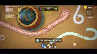 WORMS zoneio l snake game ll 💥🐉 ll worms gamer ll Saamp wala game ll 🐉 ll animals funny gaming [upl. by Breana502]