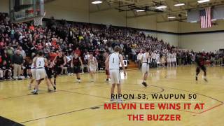 Lees buzzer beater sends Ripon to sectional finals [upl. by Woodruff457]