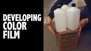 How to develop color film Tetenal Colortec C41 [upl. by Katrina]