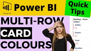 Power BI MultiRow Card Conditional Formatting  How it Works and Why its Not that Useful [upl. by Adnaw]