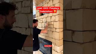 Level 1000 Fireplace Installation construction tools fireplace [upl. by Leveroni686]