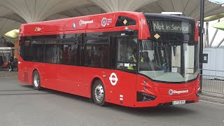 Stagecoach  MCV Volvo BZL EV  66034  LF73DYC  On Test Run  at amp Leaves Stratford  25032024 [upl. by Sheaff]