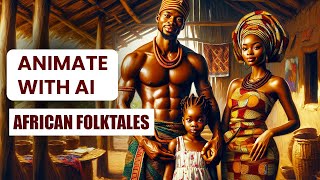 How to Create AFRICAN folktales Story Videos for FREE  Animated African folktales 2024 [upl. by Hutner881]