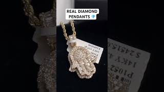 Real Diamond Pendants 💎 bayam bayamjewelry realdiamond diamondjewellery diamondpendant nyc [upl. by Philippa101]