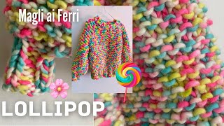 🌸 🍭 GOLF a maglia topdown con ferri GIGANTI 🤩 “Lollipop” [upl. by Holcomb]