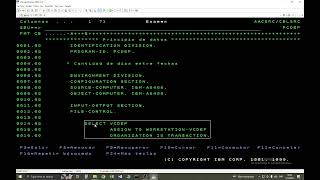 Programa Cobol en un AS400 para calcular los días entre dos fechas [upl. by Nylahs]