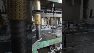 Metal cabinet hinge base auto forming mould hinge manufacturing process metalforming [upl. by Ahsinej]