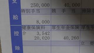 【給料明細公開】42歳 船長兼一等航海士 年間120日休日 10月分給料日 [upl. by Fanchon]