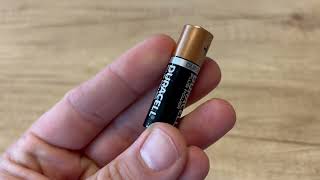 Duracell plus power AA battery  Review [upl. by Elocan]