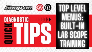 Top Level Menus Builtin Diagnostic Training in Your Lab Scope  Quick Tip [upl. by Zenger]