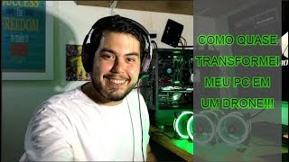 Instalando 6 FansVentoinhas Pichau Gaming Feather Green 4 [upl. by Sadnak143]