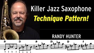 Killer Jazz Saxophone Technique Pattern [upl. by Atinet]