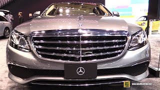 2017 Mercedes E300 4Matic  Exterior and Interior Walkaround  2017 Chicago Auto Show [upl. by Sivehc]