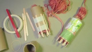 DIY knitting loom [upl. by Alemac]