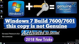 Activate Windows 7 in One Click  All Versions 2019 [upl. by Savart]